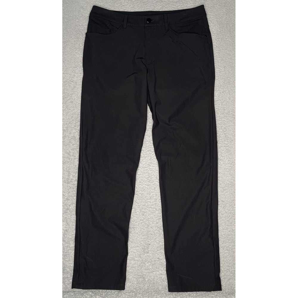 Lululemon ABC Chino Pants Mens 32 Stretch Athletic Black Slim‎ Fit